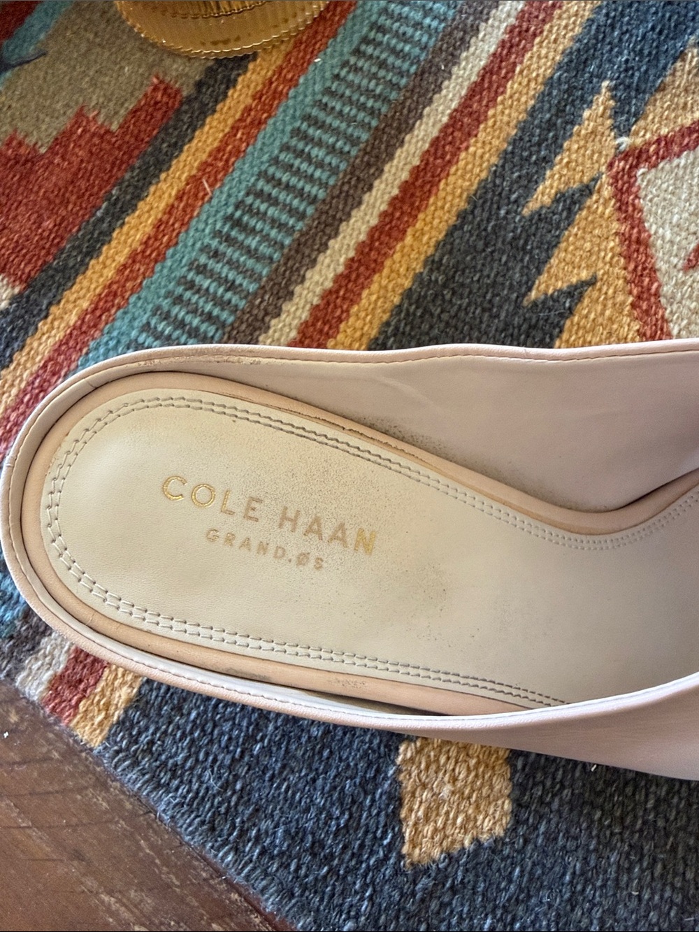 Cole Haan Women's Blush Leather Open-Toe Mule - Picture 3 of 8